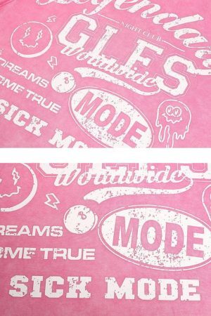 Concert Outfit High Street Print Letter Hoodie