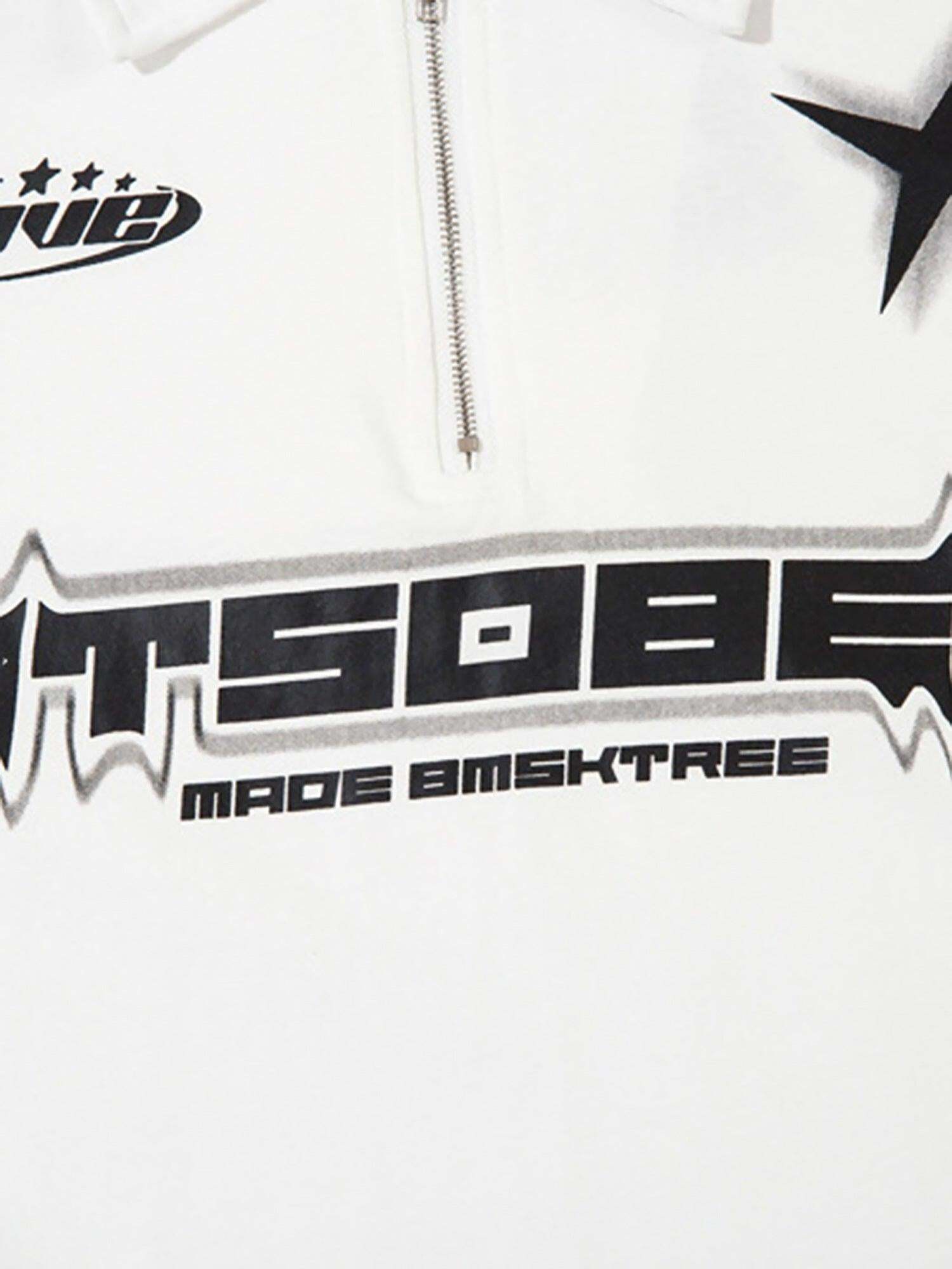 Concert Outfit High Street Racing Long Sleeve Polo Shirt Concert Outfit High Street Racing Long Sleeve Polo Shirt