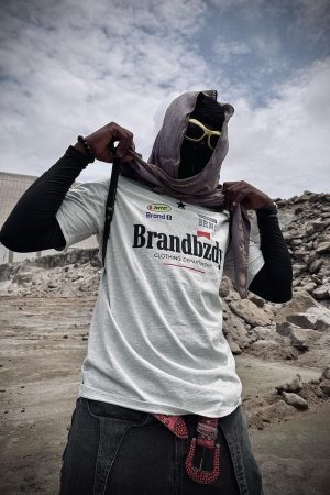 Concert Outfit High Street Retro Badge Jersey T-Shirt