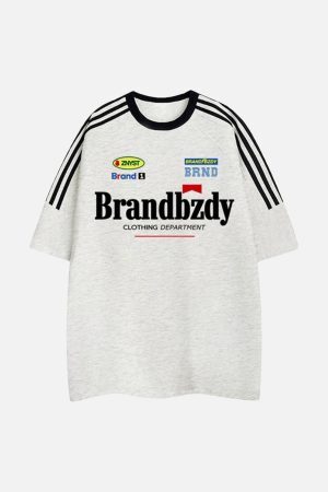 Concert Outfit High Street Retro Badge Jersey T-Shirt