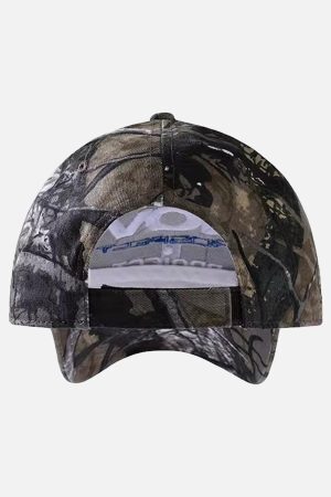 Concert Outfit High Street Retro Camouflage Hat