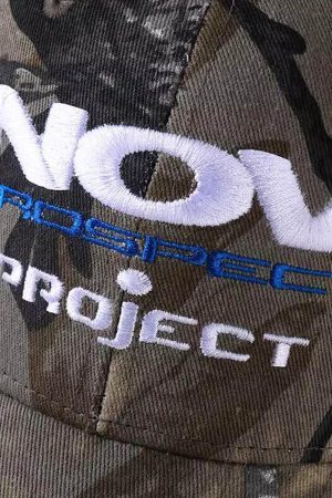 Concert Outfit High Street Retro Camouflage Hat