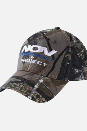 Concert Outfit High Street Retro Camouflage Hat