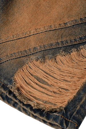 Concert Outfit High Street Ripped Denim Shorts