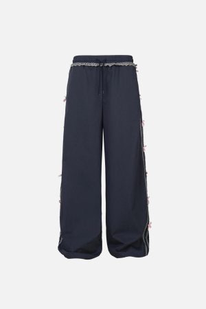 Concert Outfit High Street Side Bow Decoration Pant