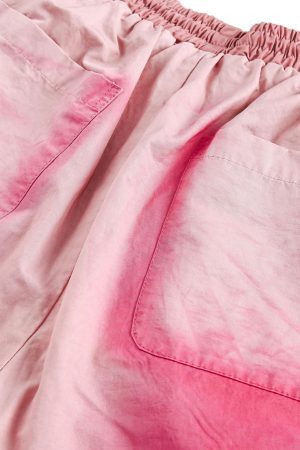 Concert Outfit High Street Spray Paint Casual Shorts