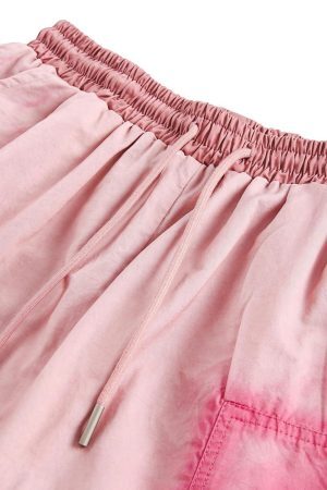 Concert Outfit High Street Spray Paint Casual Shorts