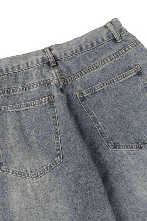 Concert Outfit High Street Star Washed Jeans