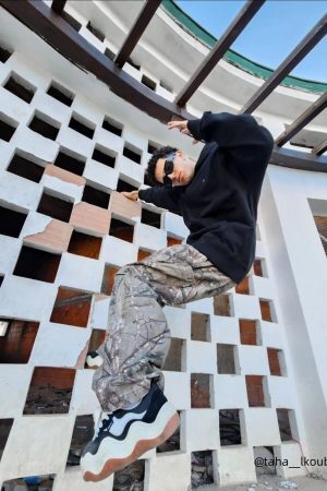 Concert Outfit High Street Trendy Design Printed Casual Pants