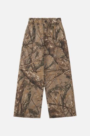 Concert Outfit High Street Trendy Design Printed Casual Pants