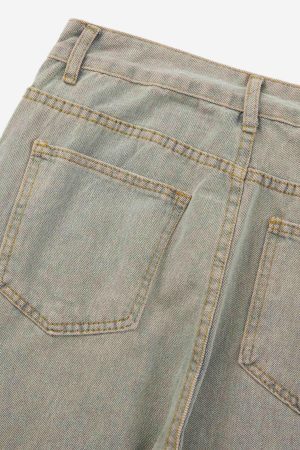 Concert Outfit High Street Versatile Denim Jeans