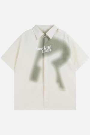 Concert Outfit High Street Versatile Short-Sleeved Shirt