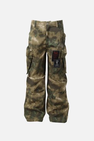 Concert Outfit High Street Vibe Camouflage Overalls