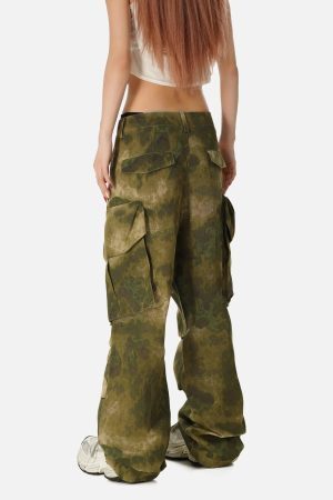 Concert Outfit High Street Vibe Camouflage Overalls