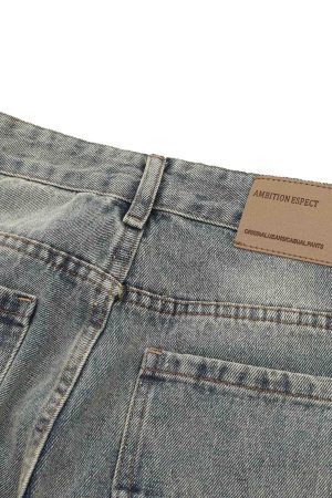 Concert Outfit High Street Washed And Torn Work Pockets Denim Pants