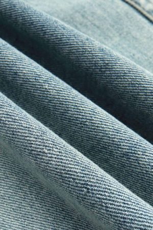 Concert Outfit High Street Washed Denim Hoodie