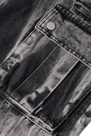 Concert Outfit High Street Washed Distressed Work Jeans