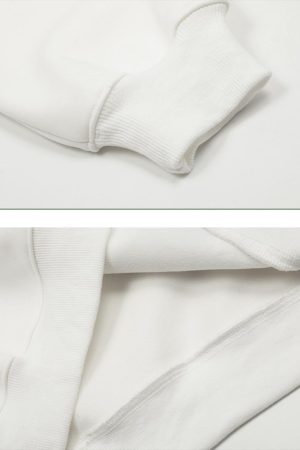 Concert Outfit High Street Washed Print Hoodie