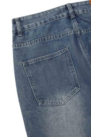 Concert Outfit High Street Washed Ripped Jeans