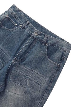 Concert Outfit High Street Washed Ripped Jeans