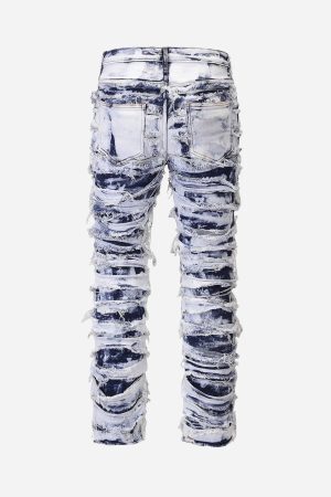 Concert Outfit High Street Washed Slim Fit Jeans