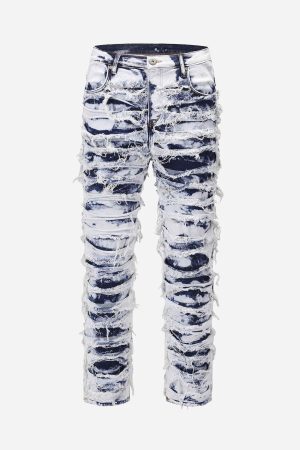 Concert Outfit High Street Washed Slim Fit Jeans