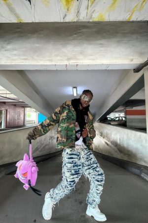 Concert Outfit High Street Washed Slim Fit Jeans