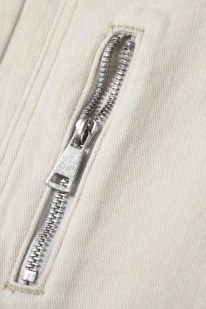 Concert Outfit High Street Zipper Niche Design Straight Pants