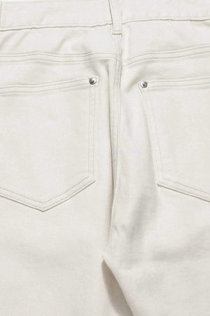 Concert Outfit High Street Zipper Niche Design Straight Pants