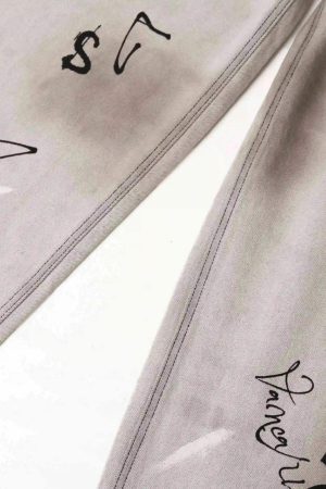 Concert Outfit Hip-Hop Graffiti Distressed Jeans