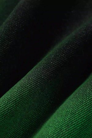 Concert Outfit Hip-Hop Green Hand-Painted Dirty Jeans