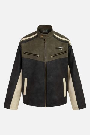 Concert Outfit Hip-Hop Motorcycle Trend Jacket