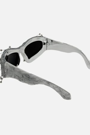 Concert Outfit Hip Hop Punk Beaded Sunglasses