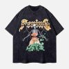 Concert Outfit Hip Hop Skull Print T-Shirt