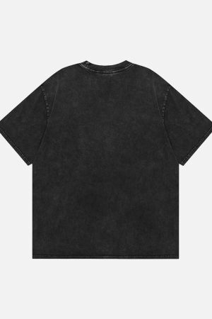 Concert Outfit Hip Hop Skull Print T-Shirt