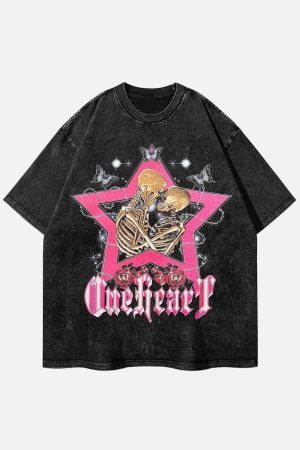 Concert Outfit Hip Hop Skull T-Shirt