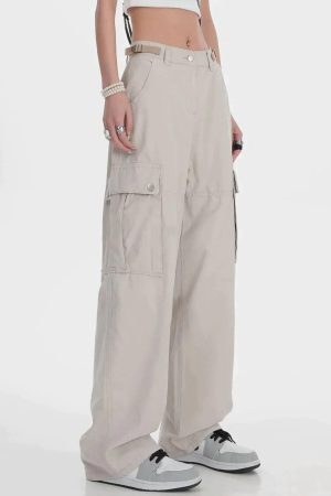 Concert Outfit Hip Hop Straight Cargo Pants