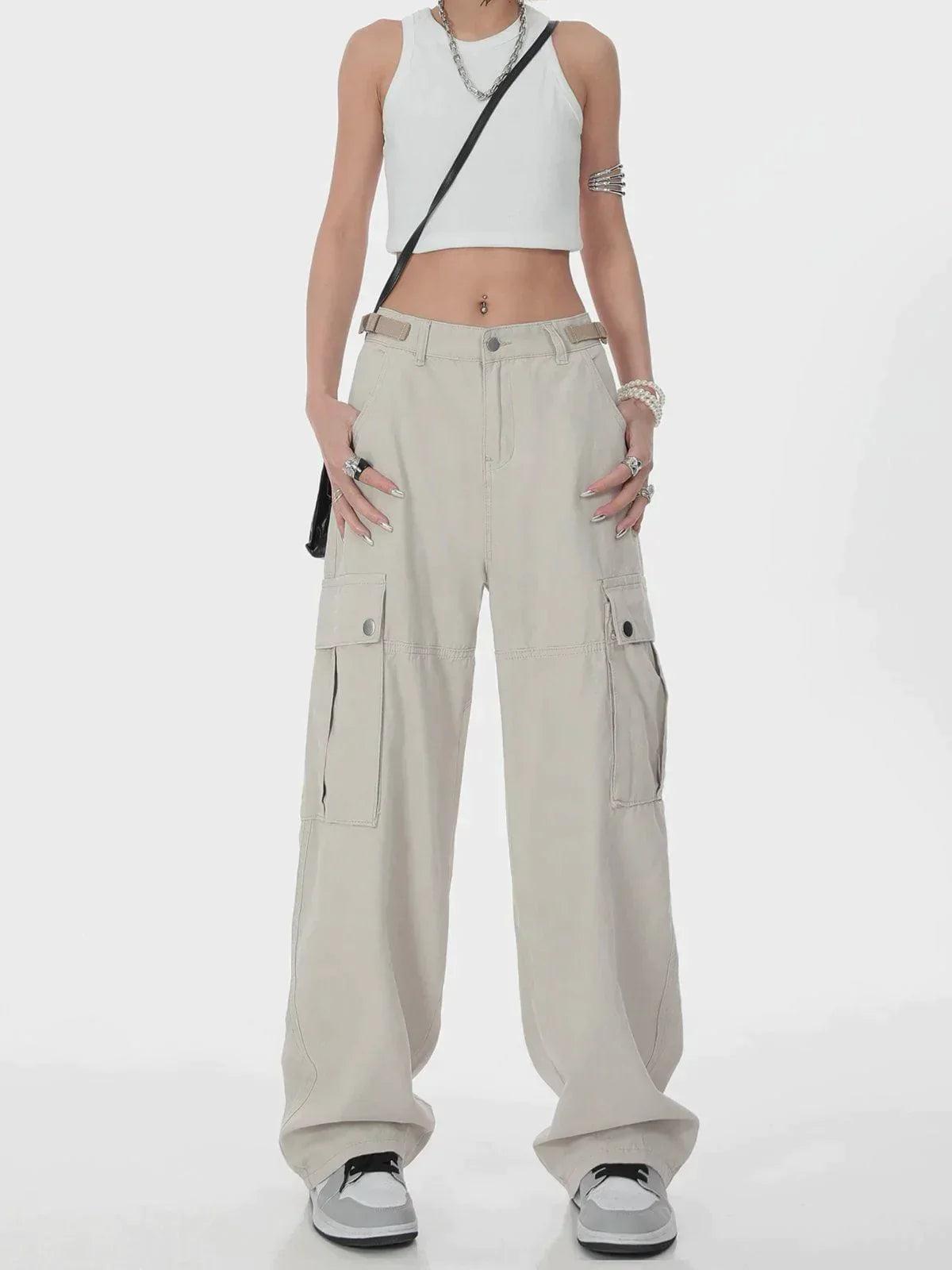 Concert Outfit Hip Hop Straight Cargo Pants Concert Outfit Hip Hop Straight Cargo Pants
