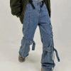 Concert Outfit Hip Hop Straps Jeans