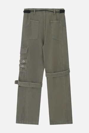 Concert Outfit Hip Hop Straps Jeans