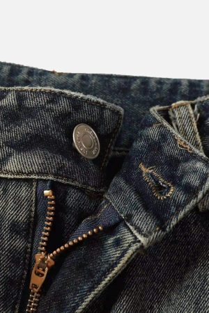 Concert Outfit Hip Hop Street Graffiti Jeans