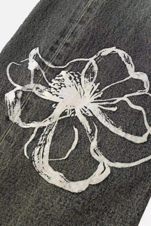 Concert Outfit Hip Hop Street Graffiti Jeans