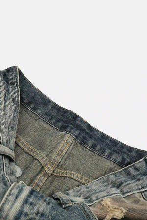 Concert Outfit Hip Hop Street Heavy Duty Ripped Jeans