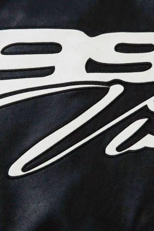 Concert Outfit Hip-Hop Street Style Stitching Pu Motorcycle Jacket