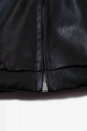 Concert Outfit Hip-Hop Street Style Stitching Pu Motorcycle Jacket