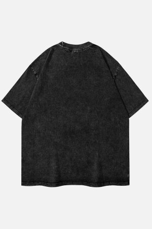 Concert Outfit Hip Hop Washed Vintage Do-Over T-Shirt