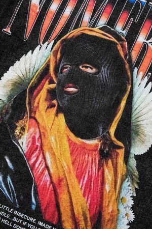 Concert Outfit Hip Hop Washed Vintage Do-Over T-Shirt