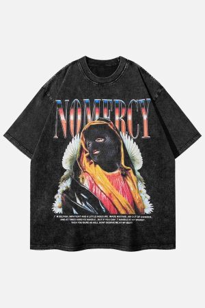 Concert Outfit Hip Hop Washed Vintage Do-Over T-Shirt