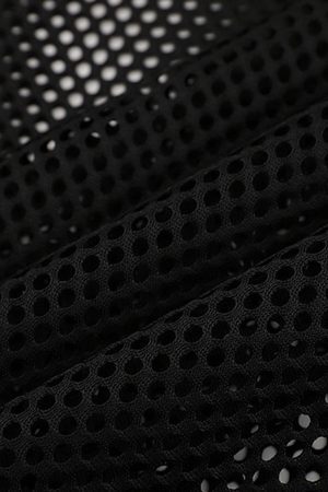 Concert Outfit Hollow Sports Mesh Embroidered Letters Vest