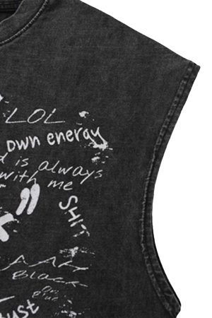 Concert Outfit Hop Vintage Aged Vest